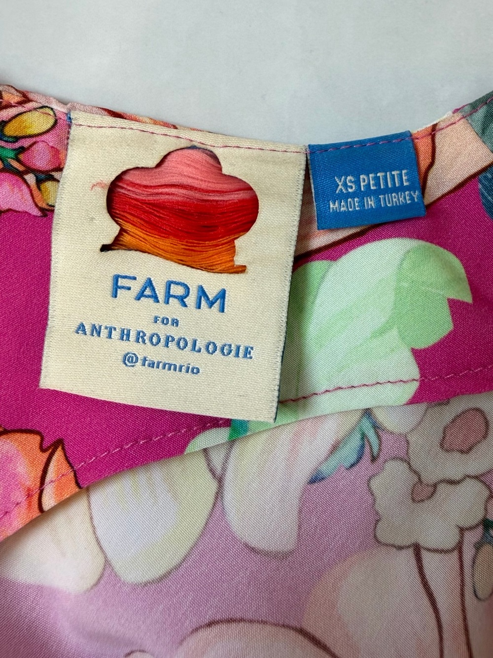 Anthropologie FARM Rio Eulalie Floral Wide Leg Jumpsuit, Peony Print, V-Neck - Picture 15 of 16